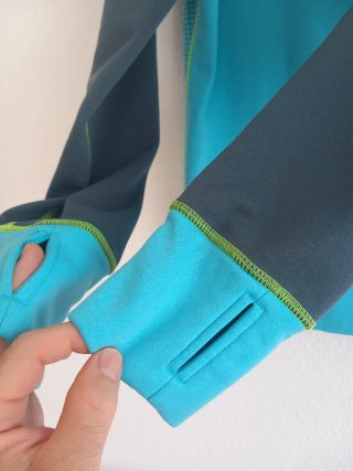 Sudadera Nike azul y gris