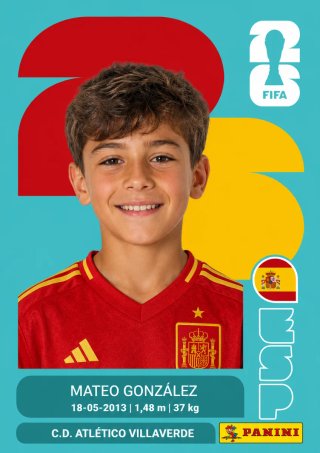 Cromos personalizados Mundial 2026 Panini