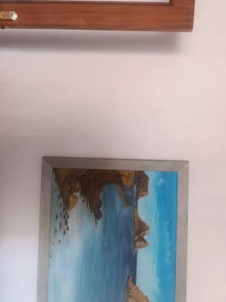 Cuadro al óleo paisaje marino 90x110