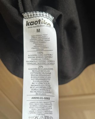 Camiseta Nueva con etiquetas oversize kaotiko