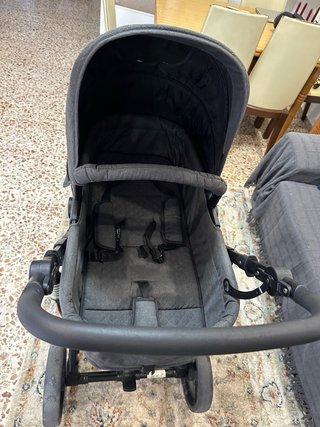 Carrito Bebé Kikkaboo Beloved 3en1 Gris