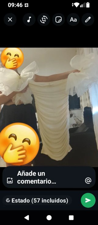 Vestido corto fiesta blanco