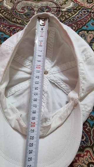 Berretto estivo in cotone bianco