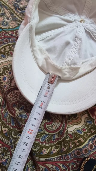 Berretto estivo in cotone bianco