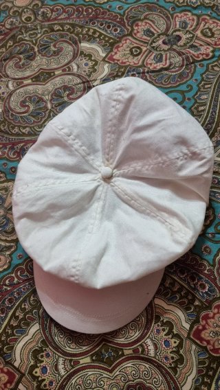 Berretto estivo in cotone bianco