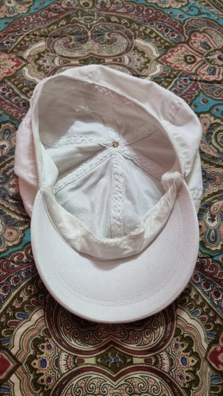 Berretto estivo in cotone bianco