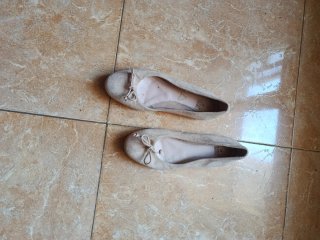 Bailarinas Zara Beige Talla 37