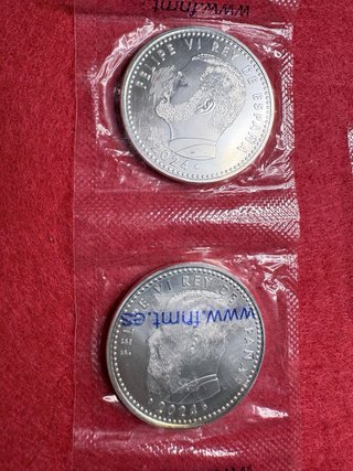 Monedas 40€ Plata