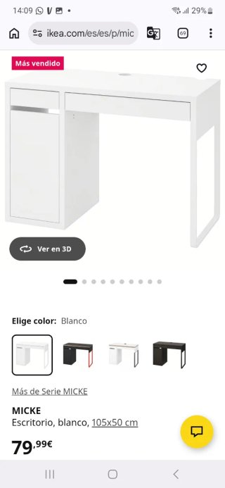 Escritorio Blanco IKEA