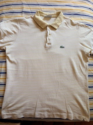 Polo Lacoste Vintage Rayas Talla L