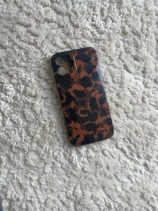 Custodia iPhone 12 Pro con stampa leopardo