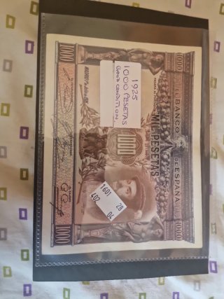 Lote 2 Billetes  1925 España