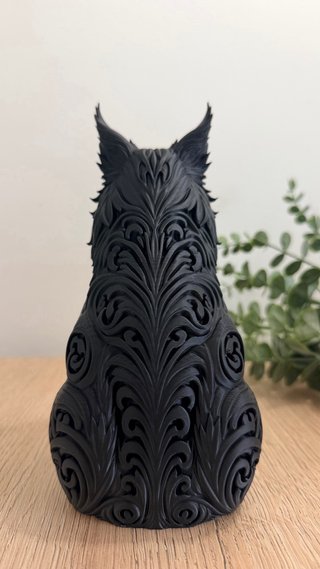 Escultura Gato Maine Coon | 19cm