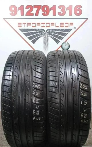 -205 55 15 V DUNLOP RUEDA AL 90% VIDA UTIL