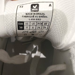 Sapatilhas Veja Brancas Rosa Tamanho 38