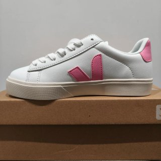 Sapatilhas Veja Brancas Rosa Tamanho 38