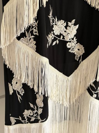 Conjunto Top Fruncido y Falda Flecos