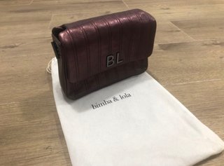 Bolso Bimba y Lola Púrpura Metalizado