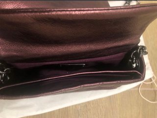 Bolso Bimba y Lola Púrpura Metalizado