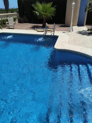Escalera piscina acero inoxidable 3 peldaños