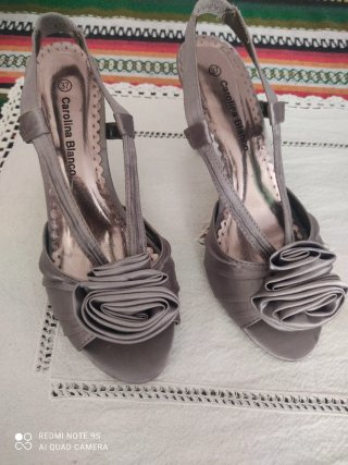 Zapatos de fiesta Carolina Blanco talla 37