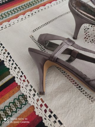 Zapatos de fiesta Carolina Blanco talla 37