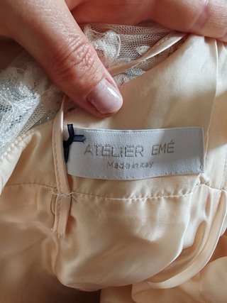 Abito da sposa Atelier Emè raso tg 44 italiana