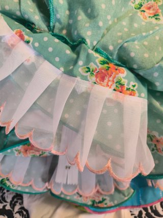 Traje de flamenca niña pequeña.