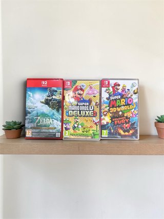 Juegos Nintendo Switch: Zelda, Mario Bros U, Mario