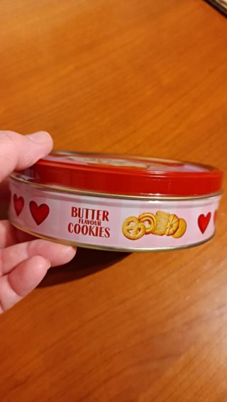 Scatola di latta per biscotti