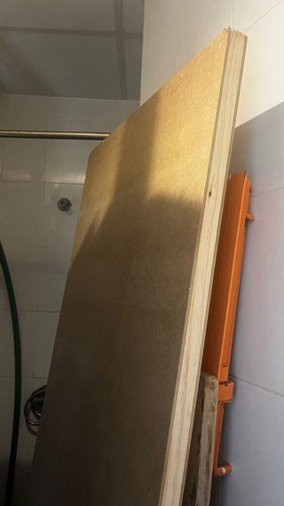 Lámina de puerta de madera