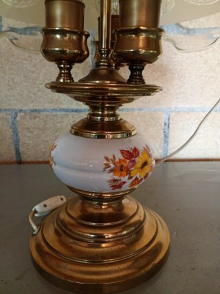 Lámpara Vintage Cerámica y Metal