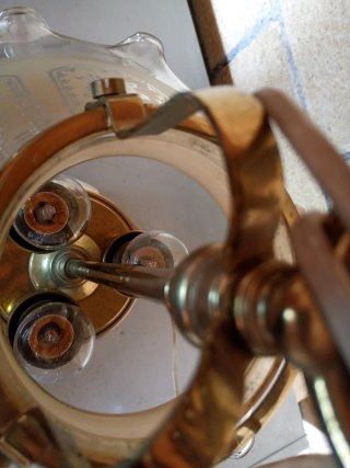 Lámpara Vintage Cerámica y Metal