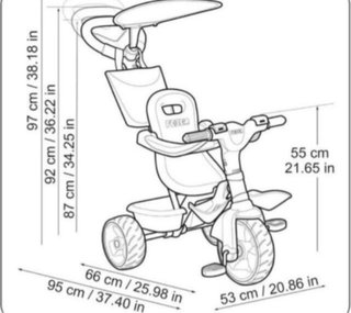 Triciclo bicicleta Feber Baby Plus Azul