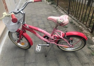 Bicicletta bambina Hello Kitty rosa
