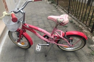 Bicicletta bambina Hello Kitty rosa