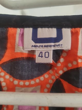 Blusa Adolfo Dominguez Talla M Estampada