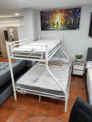 Litera Matrimonio Metálica Blanca