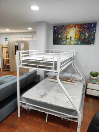 Litera Matrimonio Metálica Blanca