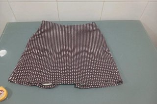 Falda, espigas, L, mango