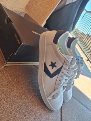 Converse Pro Leather Blancas Piel Talla 39