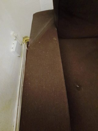 URGE VENTA. Sofá cama marrón tela