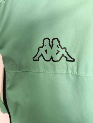 Chaqueta Kappa Verde Agua con Capucha