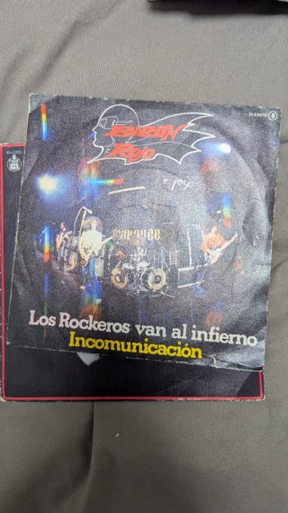 Vinilo Barón Rojo - Los Rockeros Van Al Infierno