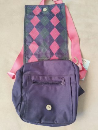 Bolso DEVOTA & LOMBA morado y rosa