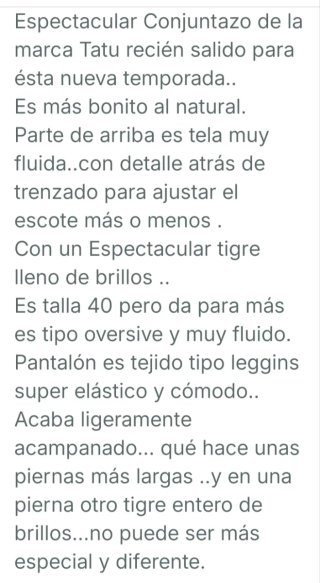 Conjunto Tatu con brillos