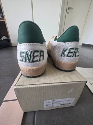 Golden Goose Ballstar Verde e Branco