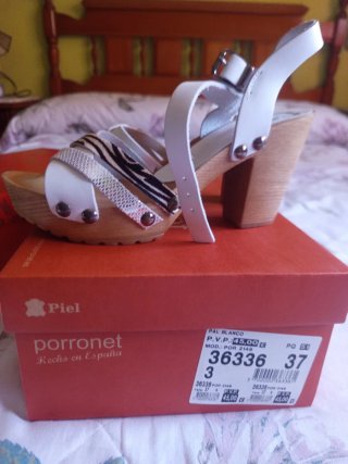 Sandalias Porronet Mujer Talla 37 como  Nuevas