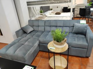 Sofá cama chaise longue con arcón 210cm