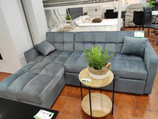 Sofá cama chaise longue con arcón 210cm